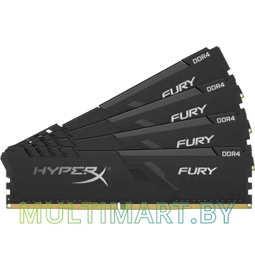 Оперативная память HyperX Fury 4x8GB DDR4 PC4-19200 (HX424C15FB3K4/32)